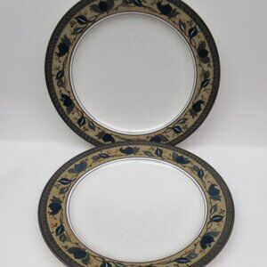 2 - Mikasa Intaglio ARABELLA 11 1/8 Inch Large Dinner Plates